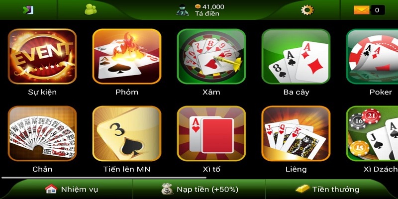 Nhà cái có kho game chất lượng, phong phú và cập nhật thường xuyên