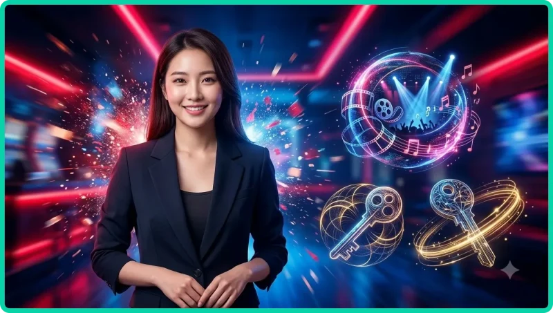 Giao diện nền tảng giải trí trực tuyến với các trò chơi và biểu tượng bảo mật