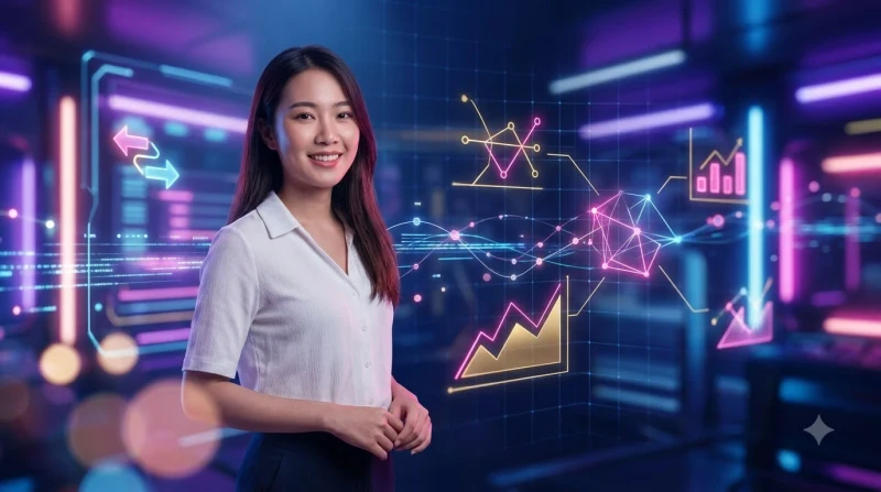 Hình ảnh minh họa khái niệm mẹo tài lộc với đồng xu vàng và lá ngọc